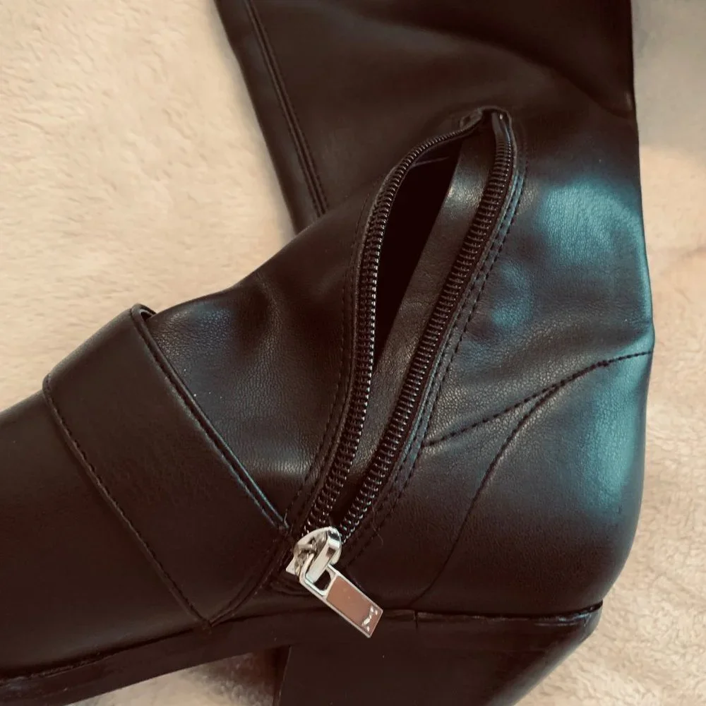 Marc Fisher Bradlee Black Over The Knee Black Boots Size 6 1/2M